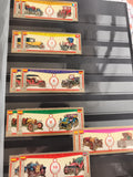 Timbres anciens voitures anciennes Guinée Équatoriale série philatélie vintage