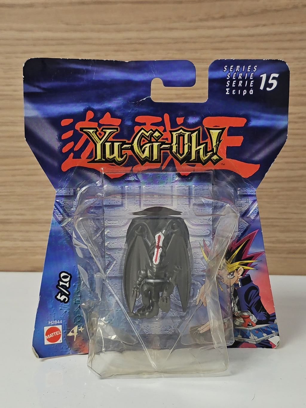Figurine Yu-Gi-Oh! Dragon Noir aux Yeux Rouges + Holo-Tile Mattel Série 2