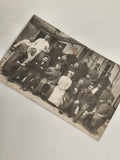 Carte postale ancienne photo soldats infirmière époque 1914-18 WW1 militaire