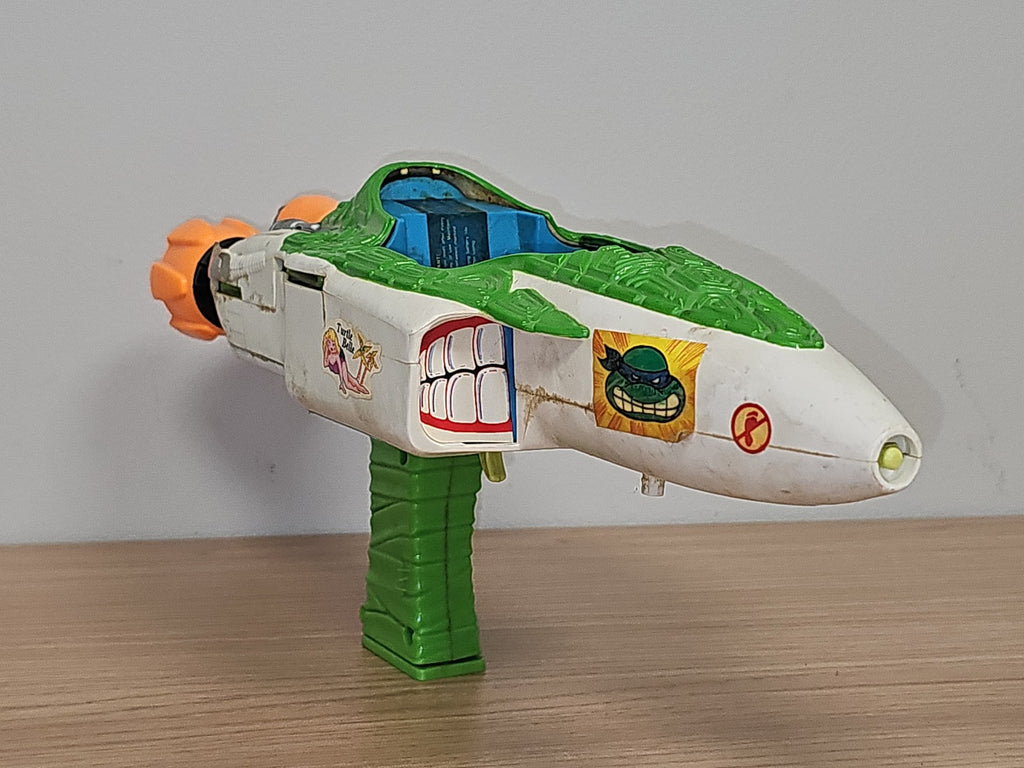 Jouet ancien TMNT Tortues Ninja Bubble Bomber rétro fonctionnel collection rare