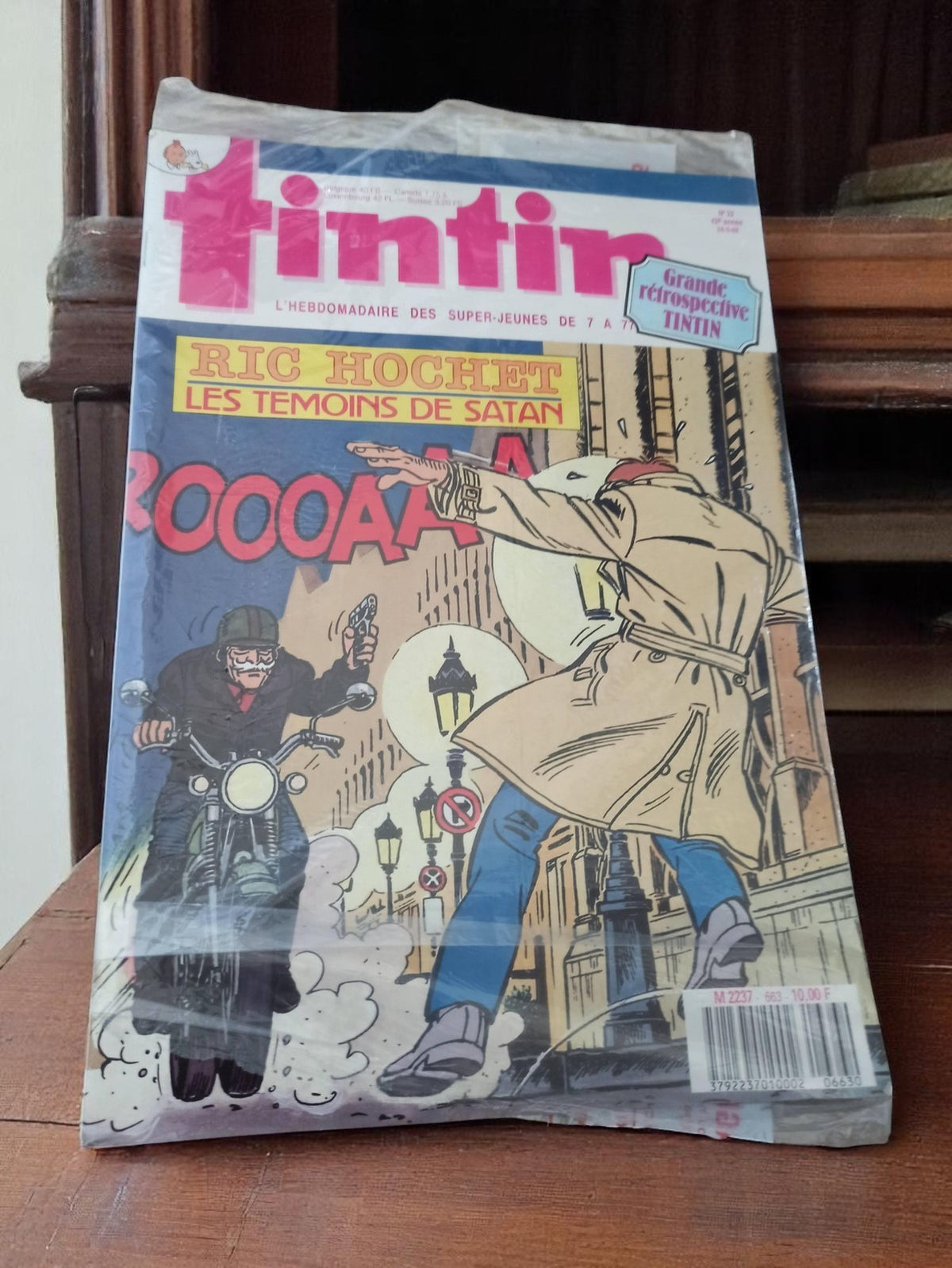 Magazine Tintin vintage sous blister Ric Hochet édition collector rétro