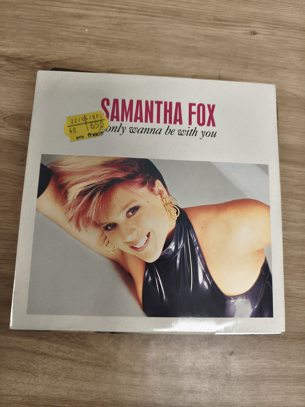 Vinyle 45 tours Samantha Fox Only Wanna Be With You pochette photo couleur (Ref