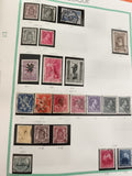 Timbres Belgique lot anciens oblitérés et neufs philatélie thématique