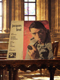 Vinyle 45 tours Jacques Brel Barclay pochette photo pipe