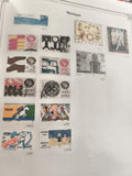 Lot 14 timbres anciens Mexique thématiques divers philatélie vintage