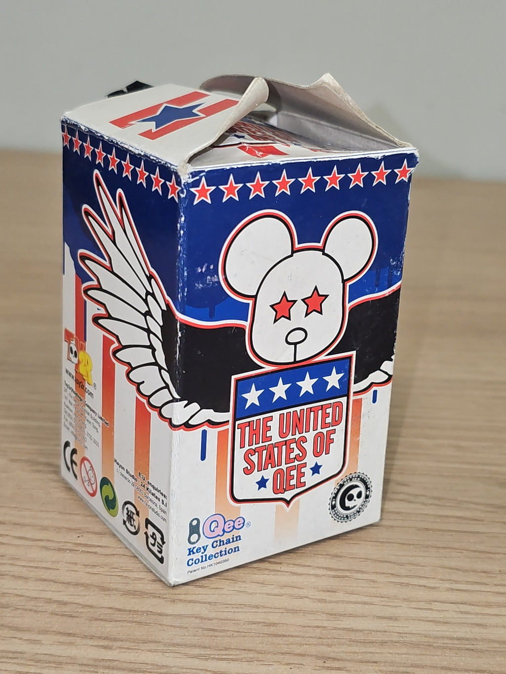 Figurine Toy2R Qee TMBOO 2.5 pouces USA Series neuve en boîte NIB d'occasion