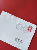 Enveloppe philatélie oblitérée timbre Marianne 2,50F France 1992