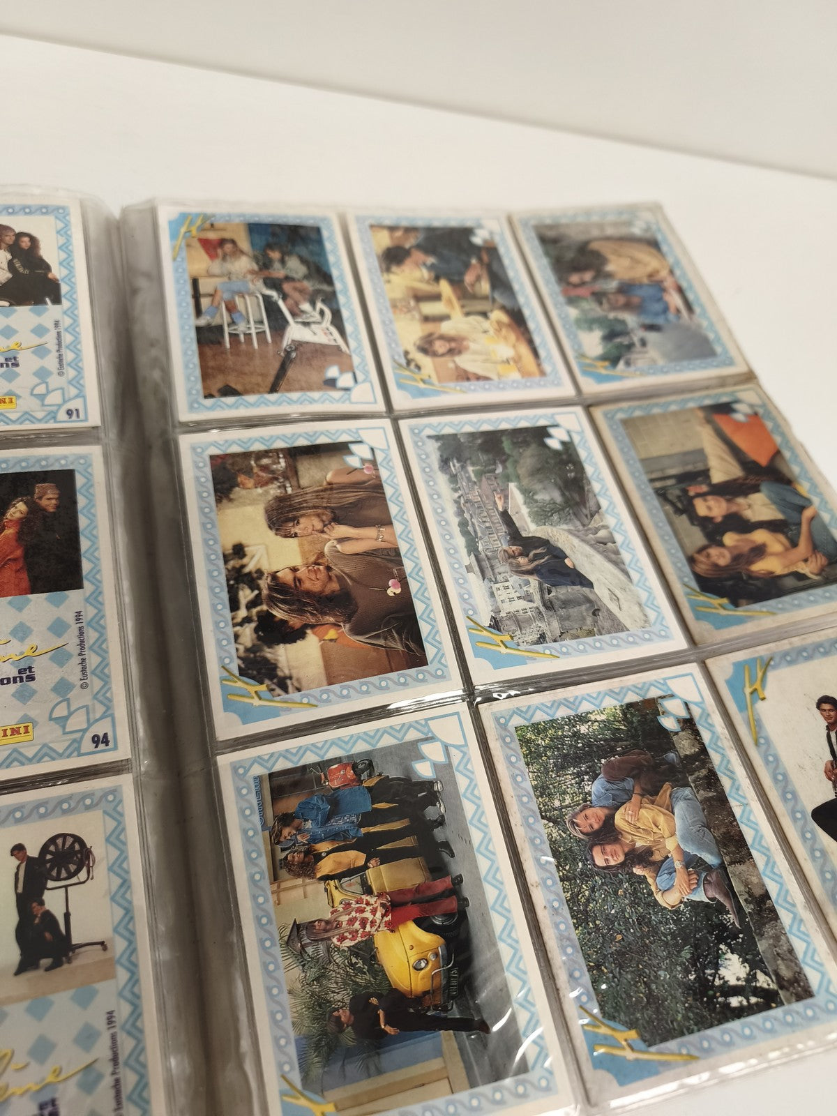 Lot vintage album Panini Hélène et les Garçons signé acteurs, collection rétro