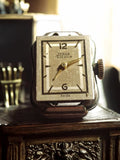 Montre mécanique vintage Indus Swiss 15 jewels rectangulaire hors service