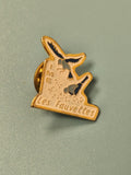 Vintage pin's IME Les Fauvettes oiseau émaillé collection badge rétro