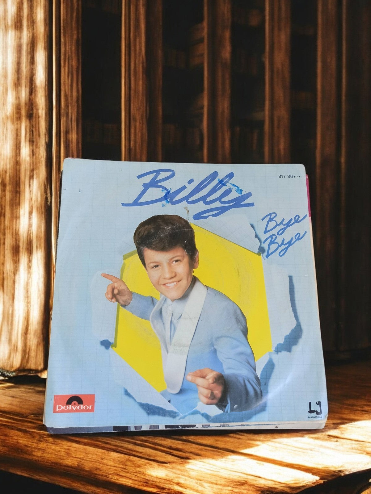Vinyle 45 tours Billy Bye Bye vintage Polydor rétro disque ancien