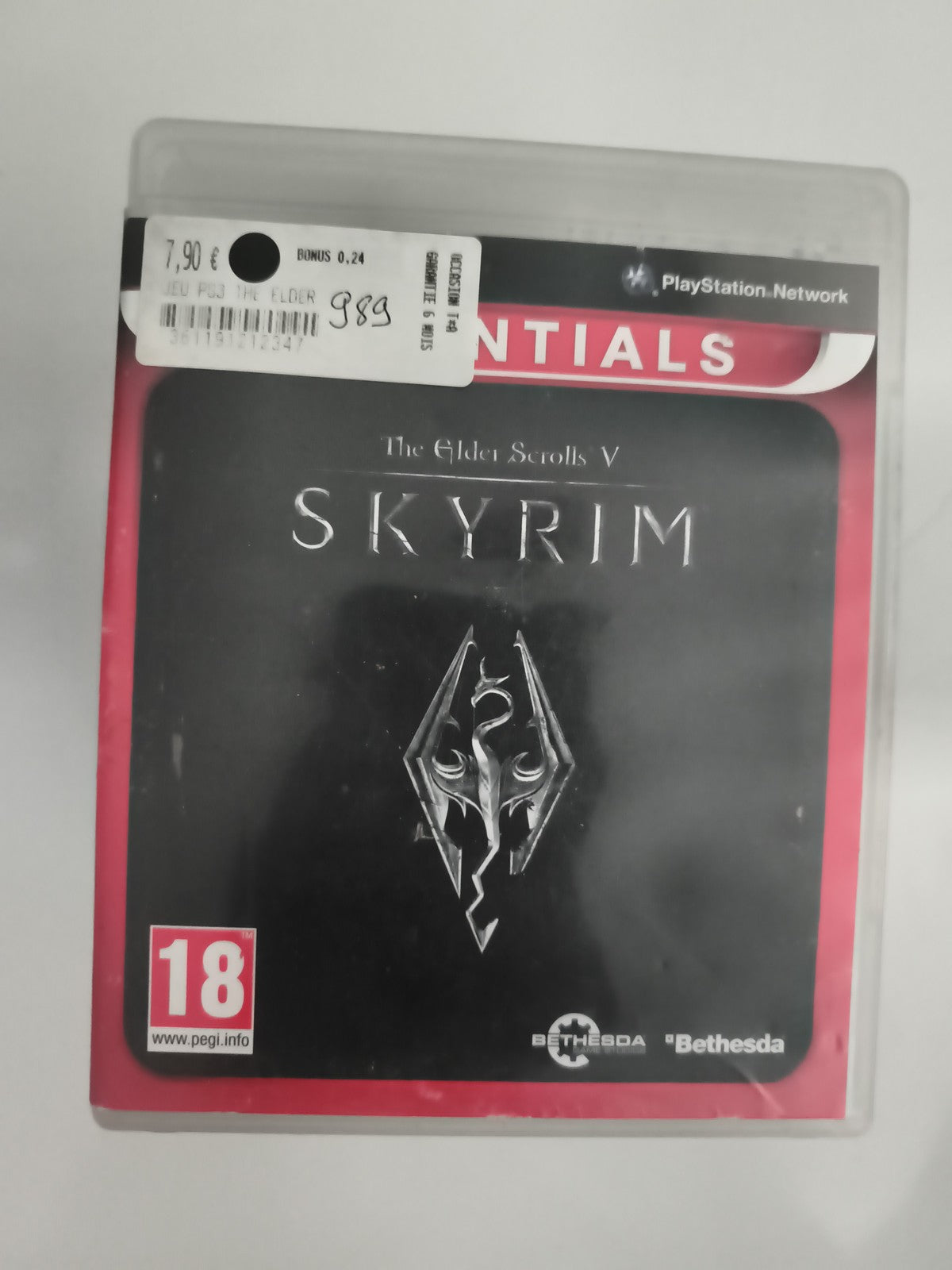 Jeu PS3 Skyrim Essentials PlayStation The Elder Scrolls V Bethesda
