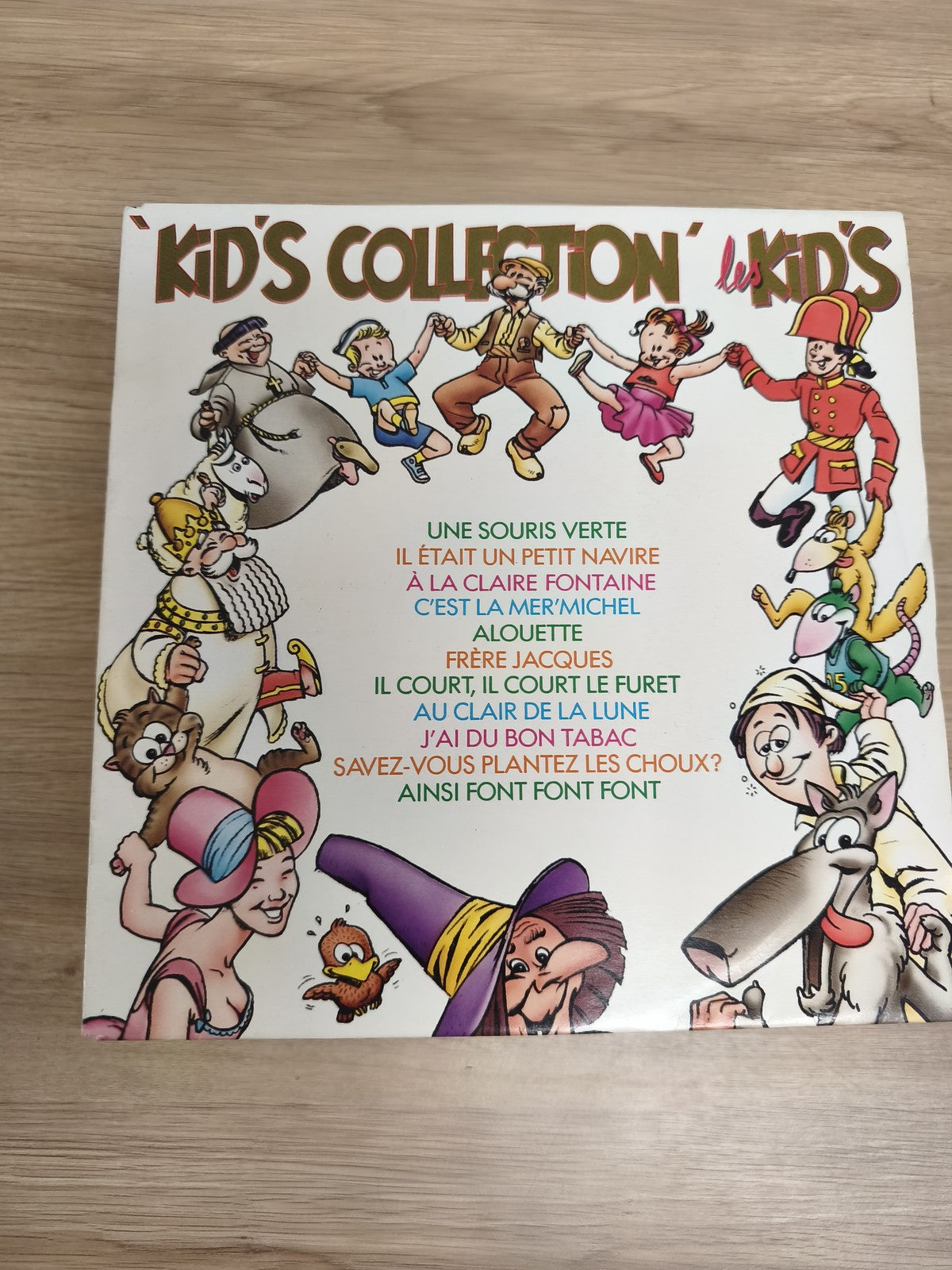 Vinyle 45 tours Kid?s Collection Les Kid?s comptines françaises pochette illustr
