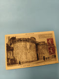 Ancienne carte postale animée Saint-Malo La Grande Porte timbre oblitéré