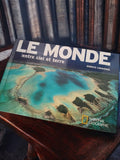 Livre illustré National Geographic LE MONDE entre ciel et terre ancien géographi