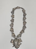 Vintage gros collier fantaisie ancien, bijou ethnique rétro pour collectionneur