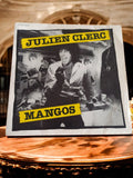 Vinyle 45T Julien Clerc Mangos vintage, pochette photo noir et blanc rare