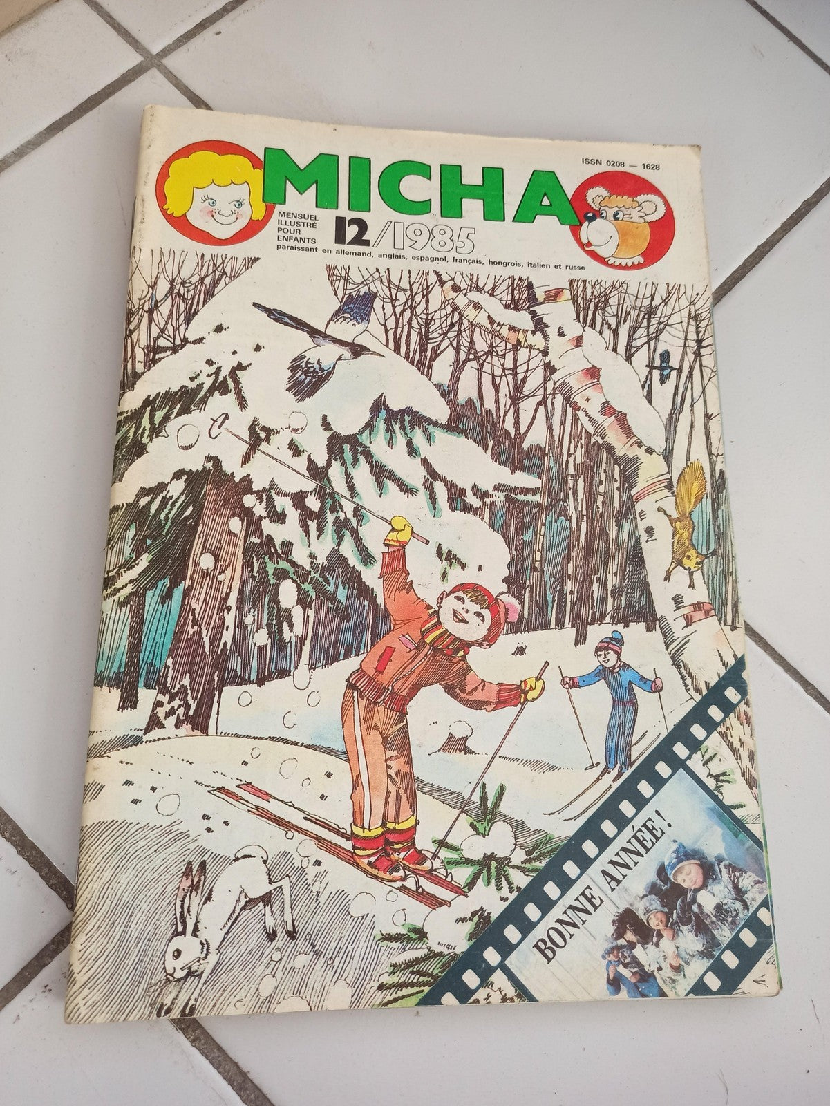 Magazine Micha 12/1985 vintage illustré enfant rétro presse années 80 rare