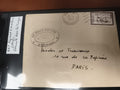 Lettre militaire Maroc 1957 64e Régiment Artillerie cachet Casablanca timbre