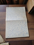 Lettre manuscrite 39-45 encre bleue ? Correspondance guerre WW2