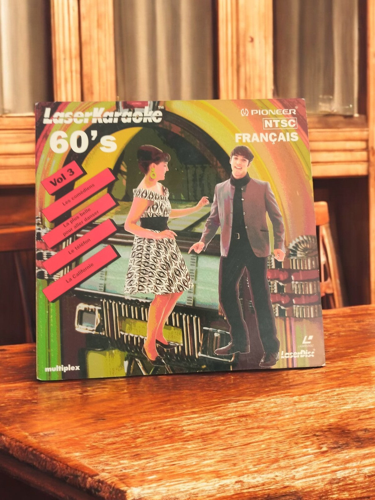 LaserDisc Pioneer LaserKaraoké 60's Vol 3 français rétro édition NTSC
