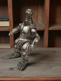 Figurine Mecha Godzilla Bandai vintage argenté Kaiju King Series Japon