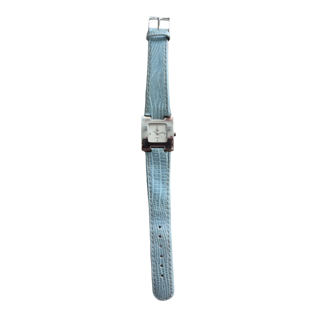Montre Vintage Cuir Bleu Élégante - Histoire et Style Uniques