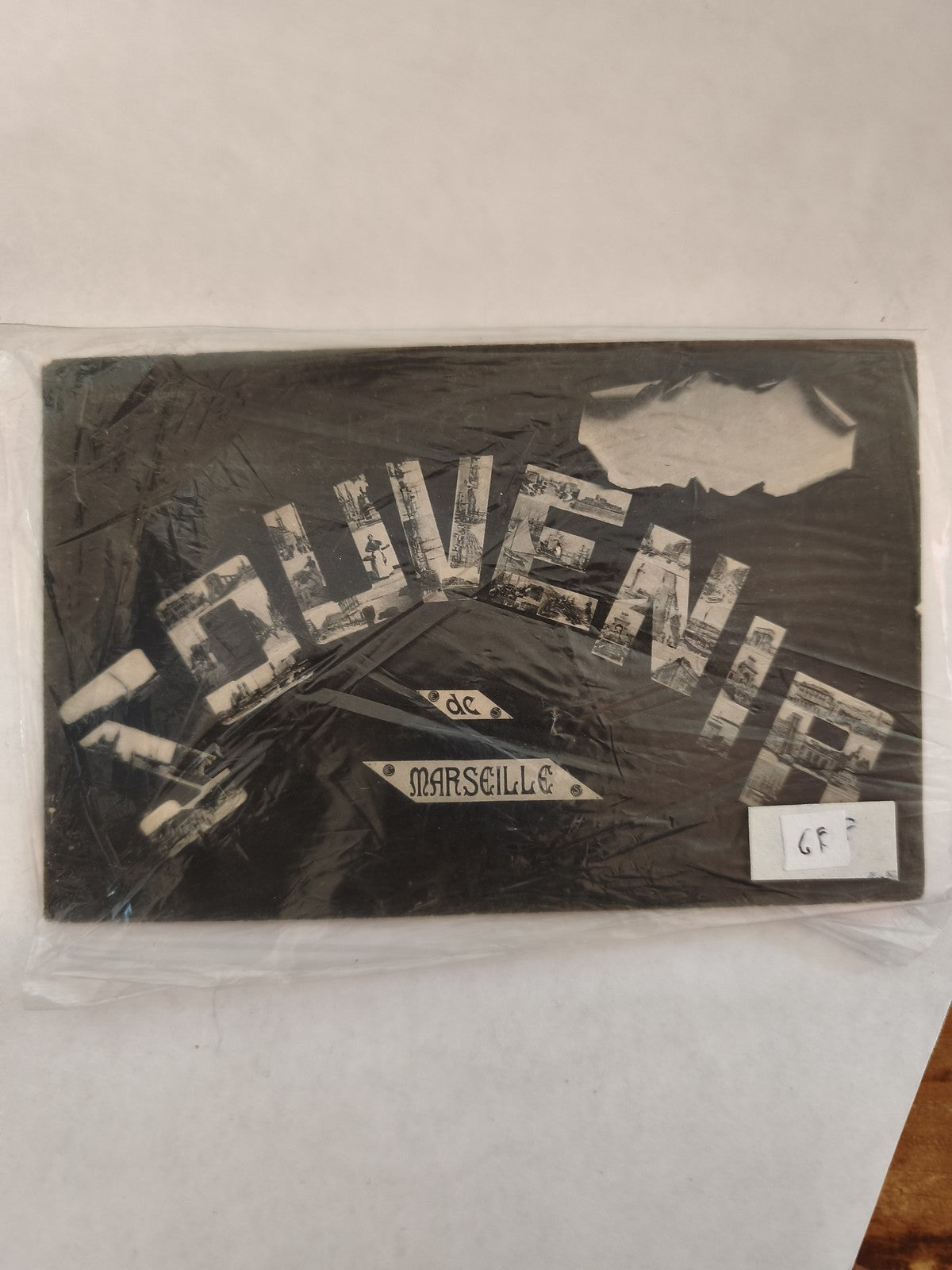 Carte postale vintage ancienne Marseille, collection rétro, souvenir France