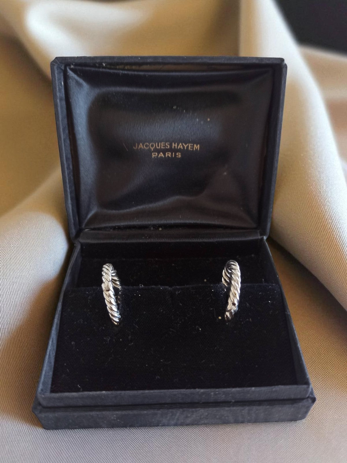 Boucles d'oreilles Jacques Hayem Paris vintage fantaisie