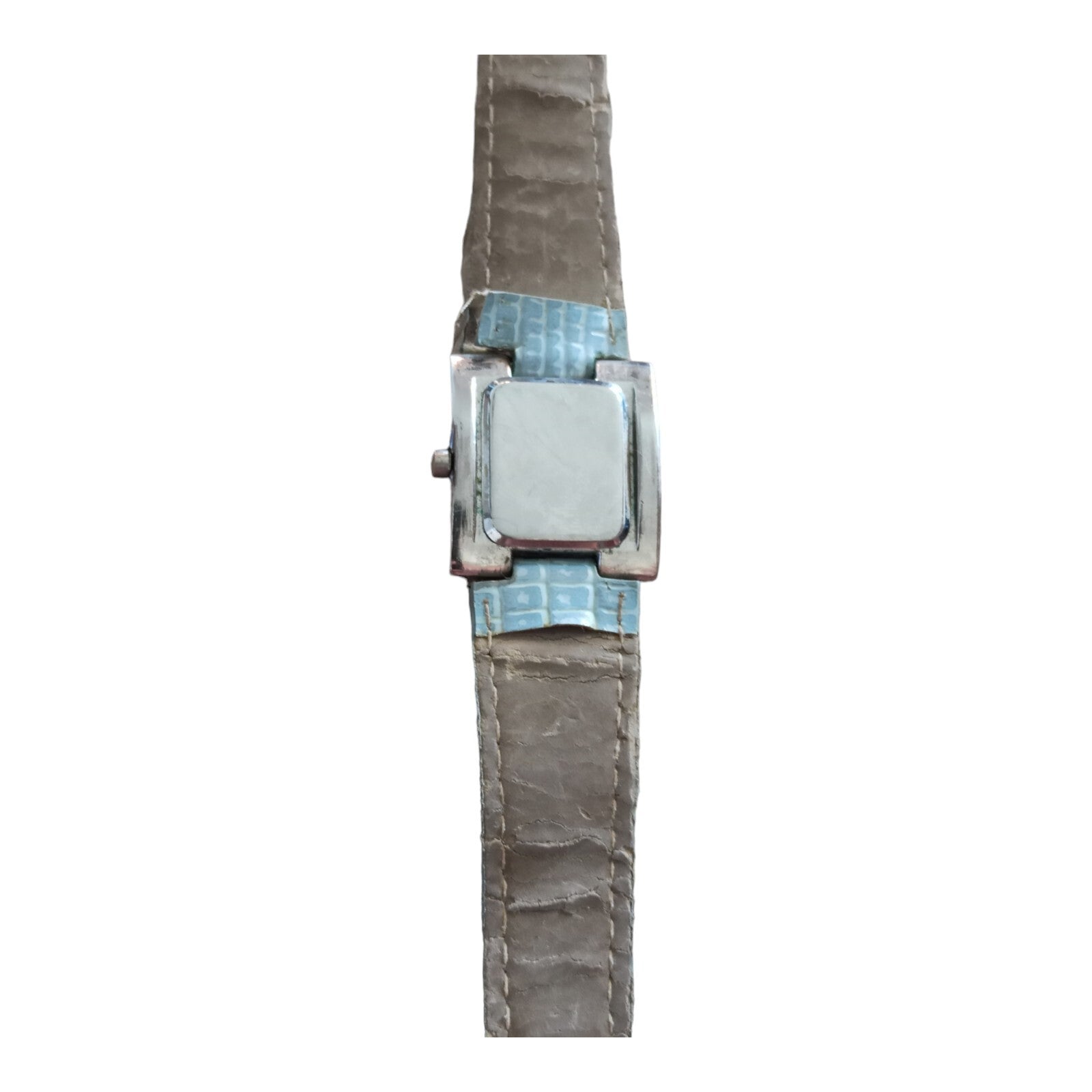 Montre Vintage Cuir Bleu Élégante - Histoire et Style Uniques