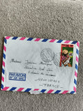 Lettre avion Congo affranchie 100F timbre illustré, Par Avion, France