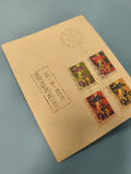 Ancienne enveloppe oblitérée 1959 timbres Vietnam collection philatélie Saigon