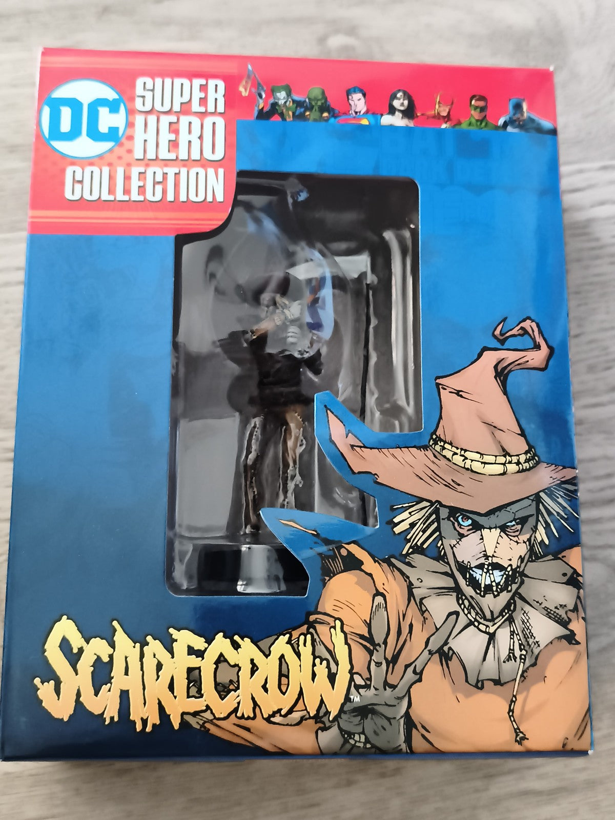 Figurine DC Super Hero Collection Scarecrow sous boîte, Eaglemoss