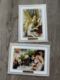 Cartes philatéliques RENOIR peintures impressionnistes, lot x2, décor doré