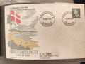 FDC Danemark 1961 enveloppe premier jour drapeau timbre 70 øre Kobenhavn philaté