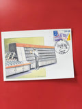 Carte postale philatélie oblitérée Journée du Timbre Nîmes illustration H. Laver