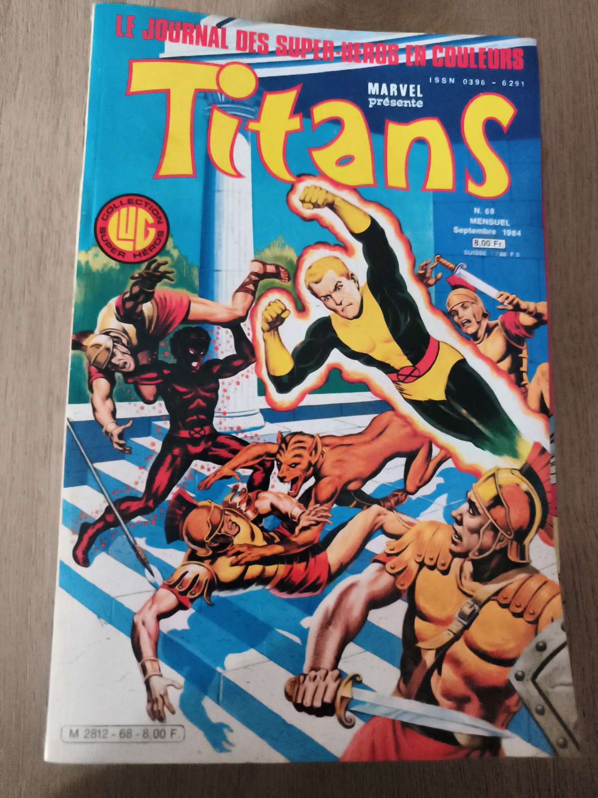 Comic Titans n°68 Marvel Lug 1984 ancien magazine super-héros vintage France
