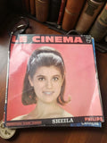 Vinyle 45 tours Sheila Le Cinéma ancien PHILIPS rétro années 60 disque vintage