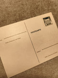 Carte postale allemande timbre intégré 20 Pfennig Postkarte Deutsche Bundespost