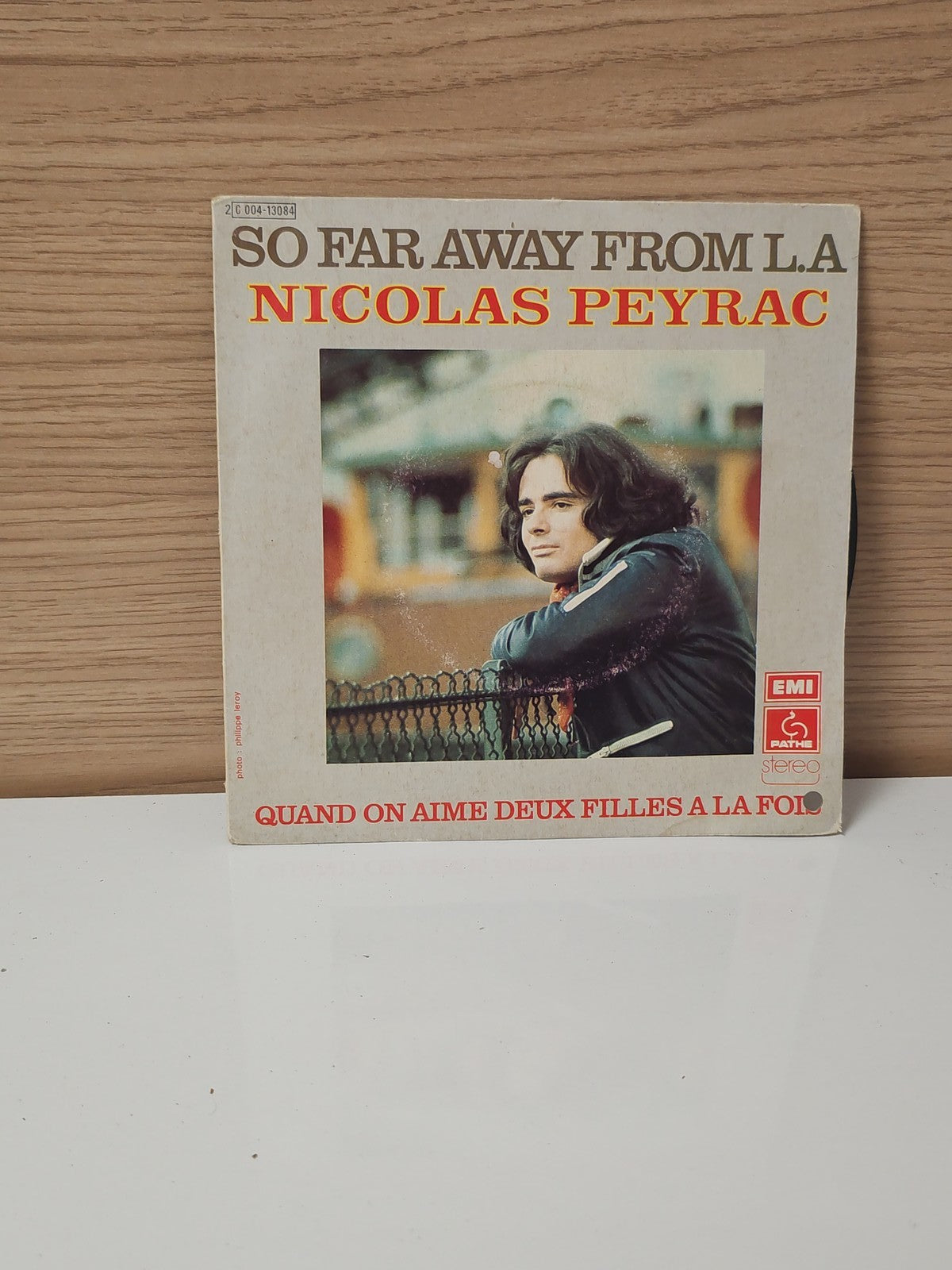 Vinyle 45 tours ancien Nicolas Peyrac rétro collection disque vintage occasion