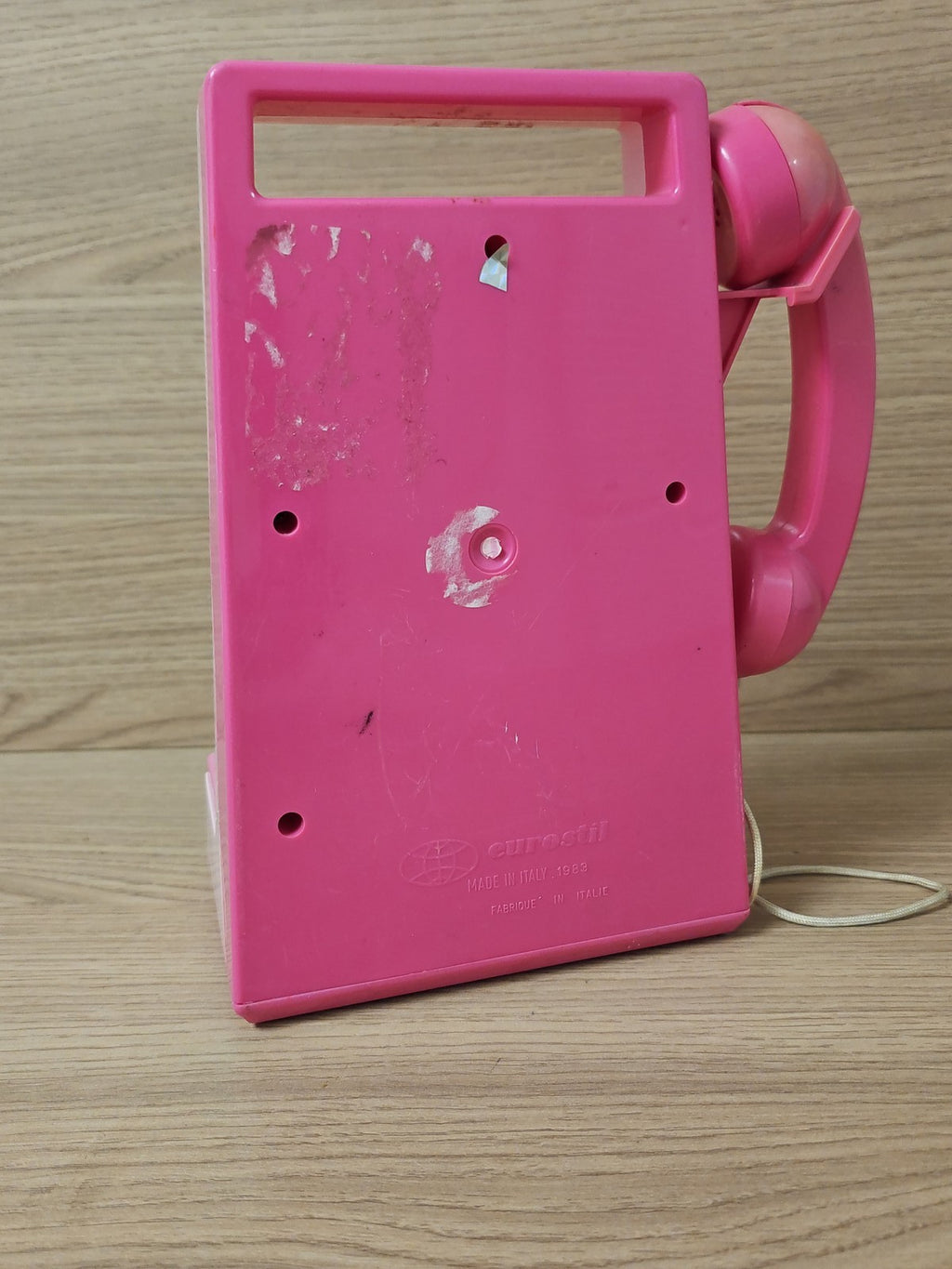 Vintage téléphone jouet Panthère Rose ancien Eurostil rare collection rétro