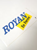 Vintage grand autocollant publicitaire Royan ancien rétro collection déco rare