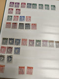 Lot timbres France oblitérés République Française philatélie couleurs variées