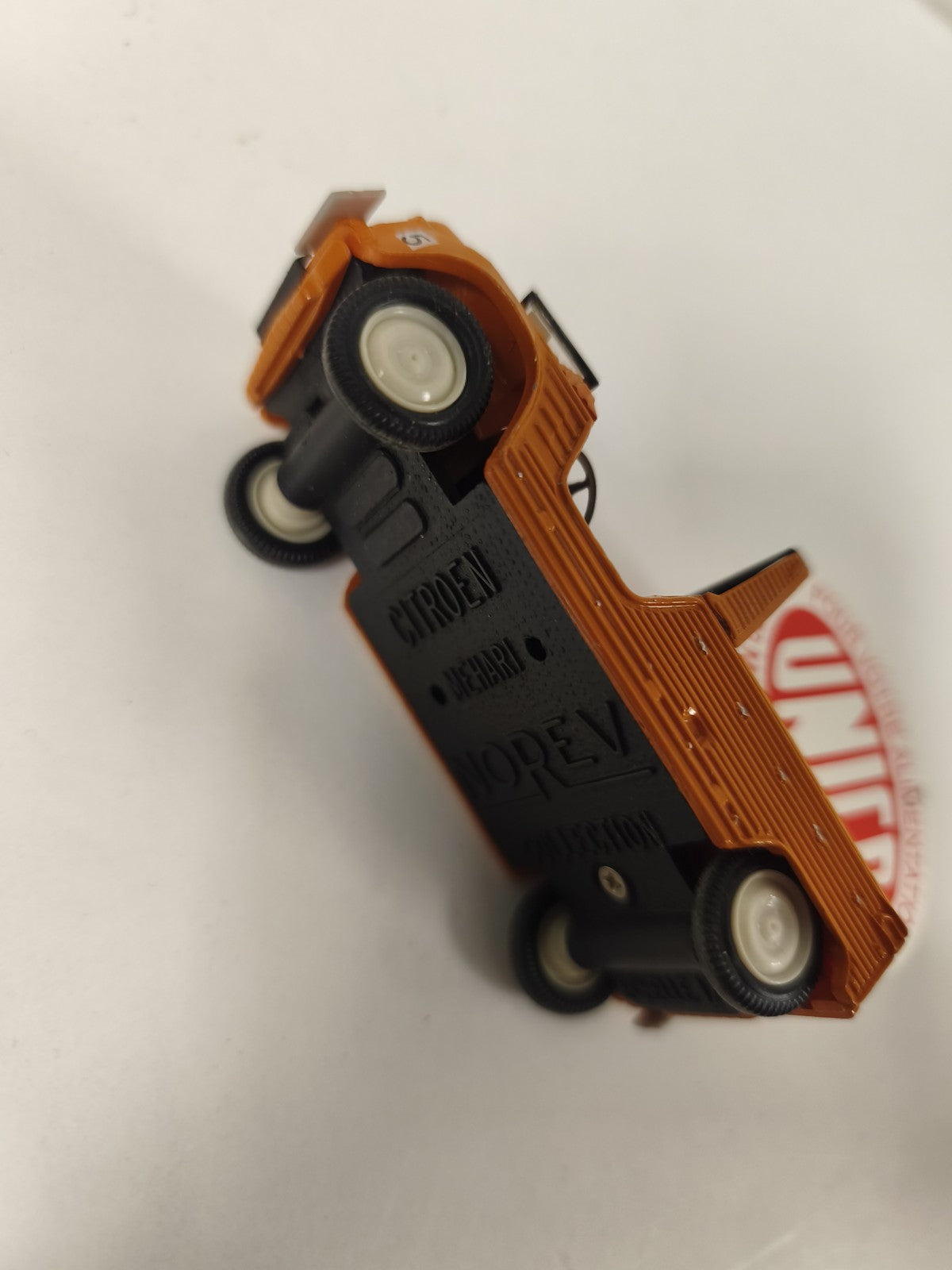 Norev Atlas 1/43 Citroën Méhari UNICO orange Tour de France miniature pub