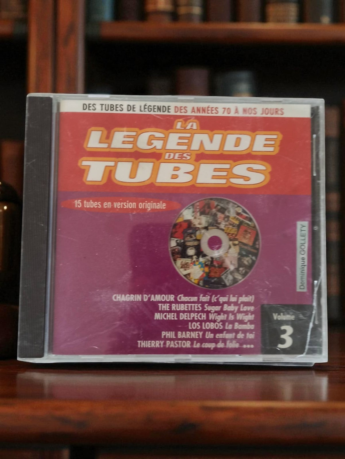 CD vintage La Légende des Tubes Vol.3 compilation années 70 à nos jours rétro
