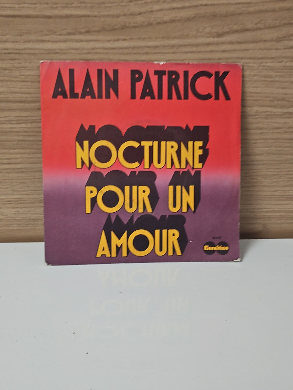 Vintage 45 tours Alain Patrick disque vinyle ancien collection rétro musique fra