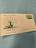 Enveloppe FDC Gabon ASECNA premier jour émission 1959-1969 numérotée 58