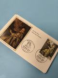 Enveloppe Premier Jour FDC Antoine Watteau Paris 1973 timbre illustré