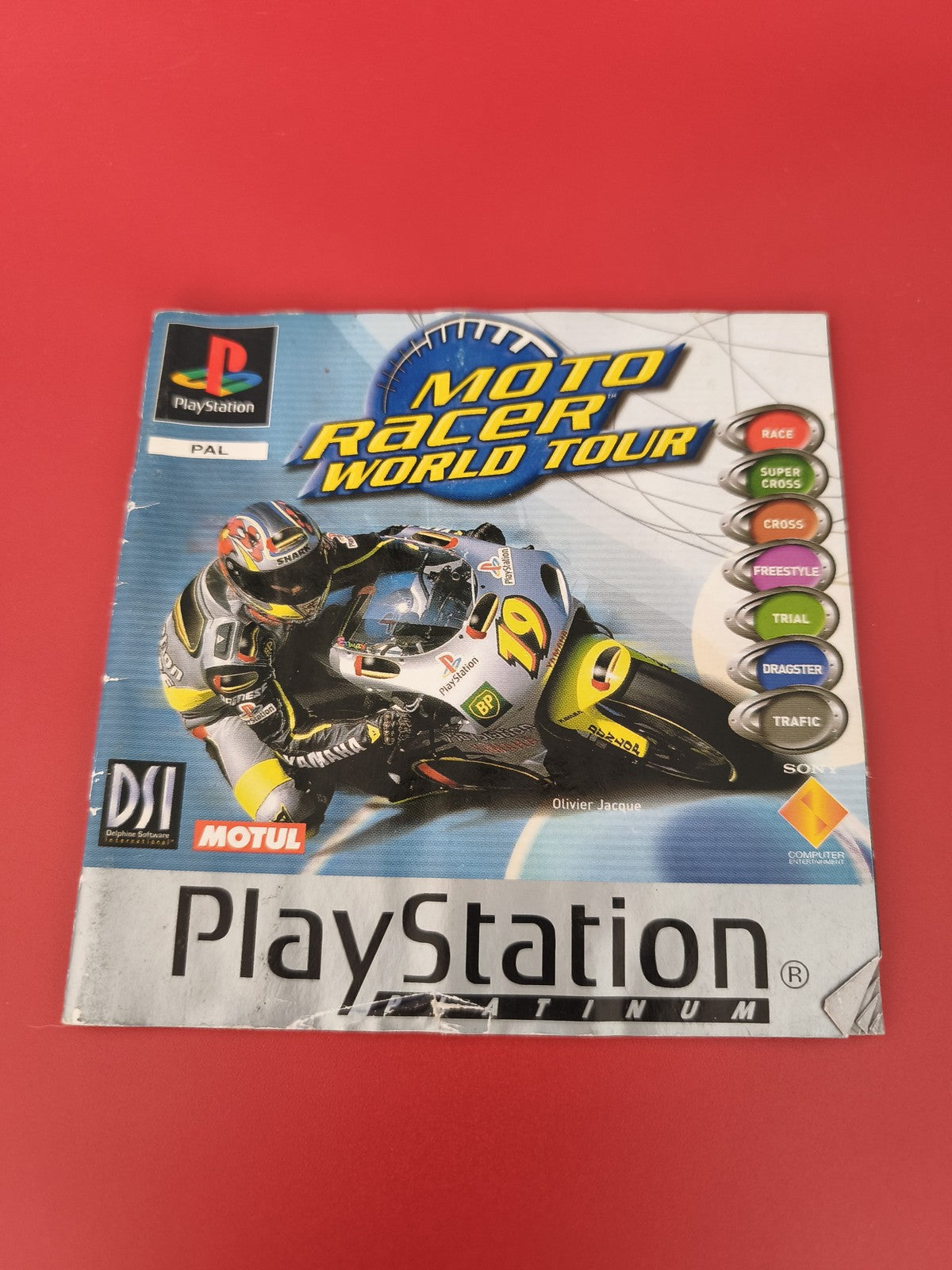 Notice originale Moto Racer World Tour PS1 - Manuel Playstation uniquement
