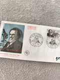 Lettre FDC Premier Jour Élie Metchnikoff 1966 Paris philatélie ancien